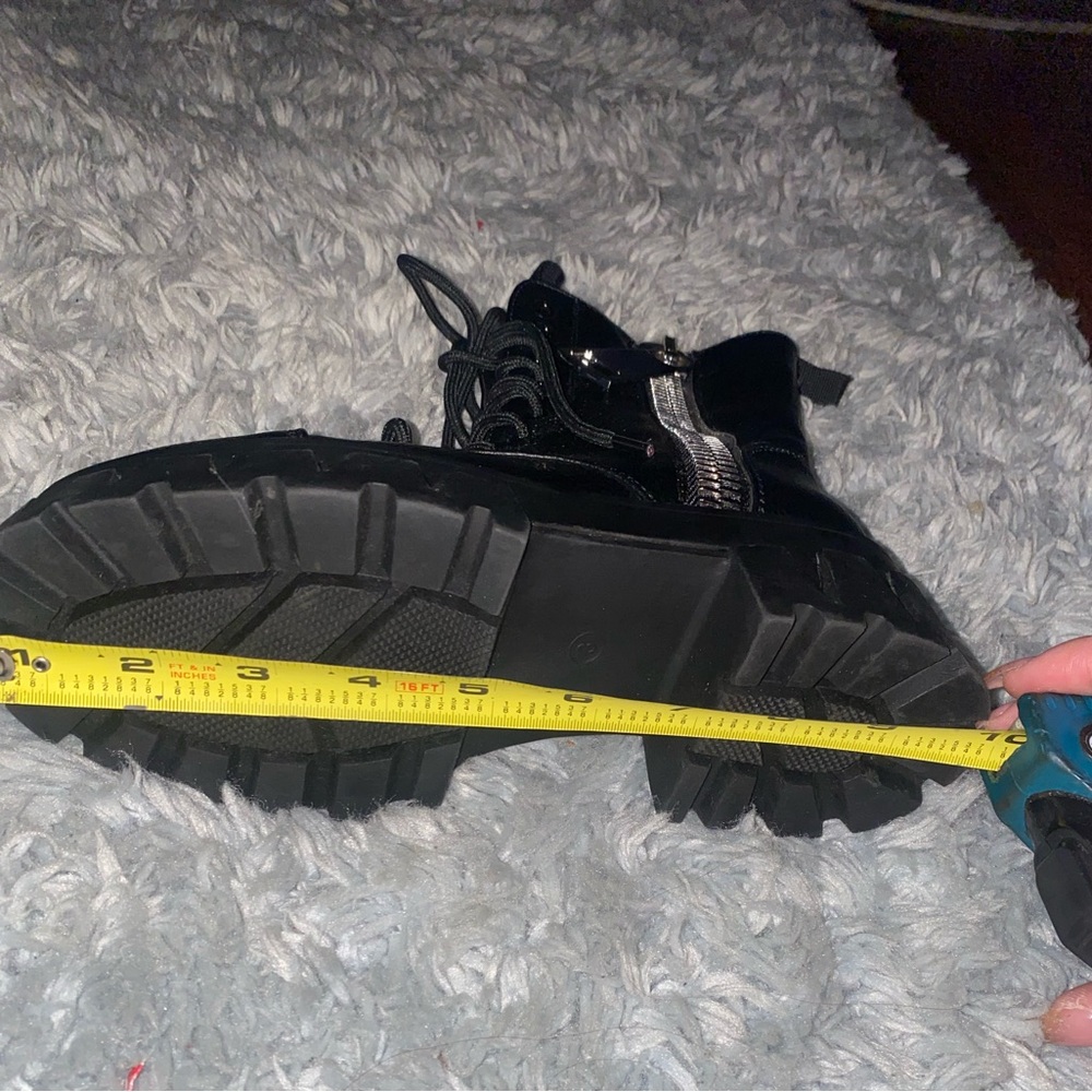 Brand new beautiful, vegan leather combat boots - Picture 8 of 11